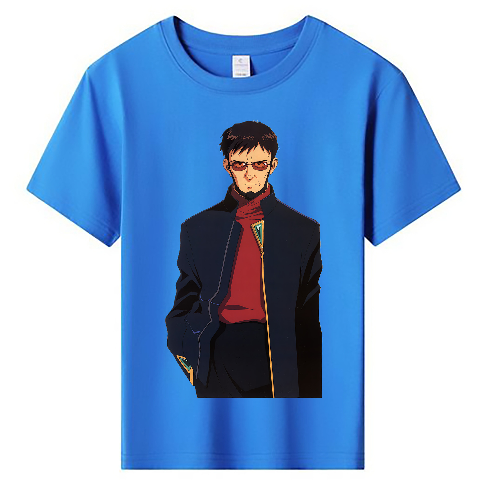 （画像用） EVA 新世紀エヴァンゲリオン 綿100％キッズTシャツ（フロントプリント）